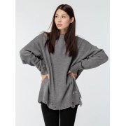 Джемпер оверсайз унисекс Grunge в сумке, серый