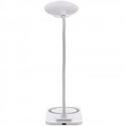 Настольная лампа с беспроводной зарядкой Modicum, белая