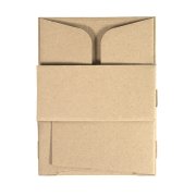 Коробка подарочная mini BOX, размер 17,5  x 15,5 x 8 см коричневый арт. 21023