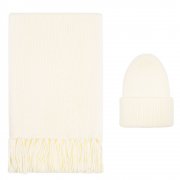 Шапка Flette, молочно-белая арт. 15692.61 Шапка Flette, молочно-белая арт. 15692.61