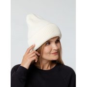 Шапка Flette, молочно-белая арт. 15692.61 Шапка Flette, молочно-белая арт. 15692.61