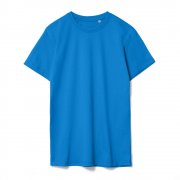 Футболка унисекс T-Bolka 160, бирюзовая арт. 6140.42