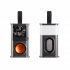 Bluetooth колонка "Hi-Fi" 5Вт с разноцветной подсветкой и прозрачным корпусом черный с оранжевым