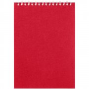 Блокнот Dali в клетку, красный