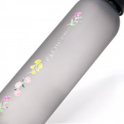 Бутылка пластиковая для воды Sportes (матовая), черная арт. 14034.02