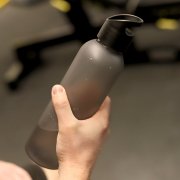 Бутылка пластиковая для воды Sportes (матовая), черная арт. 14034.02