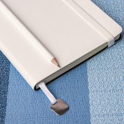 Карандаш чернографитный круглый MIZORI, пластиковый Белый