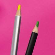 Карандаш-текстовыделитель двухцветный EXPERT Серебро