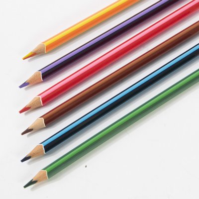 Набор цветных карандашей двухцветных MERIDIAN, 6шт./12 цветов бежевый