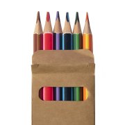 Цветные карандаши двухцветных MERIDIAN, 6шт/12 цветов бежевый