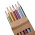Набор цветных карандашей METALLIC, 6 цветов бежевый