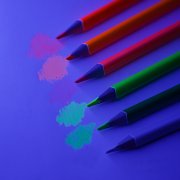 Цветные карандаши NEON, 6 цветов бежевый