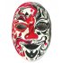 Набор для раскраски "МАСКА": маска, кисть, краски 6 шт., резинка некрашеный картон