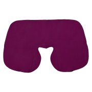 Подушка надувная дорожная в футляре; фуксия; 43,5х27,5 см; твил Темно-синий