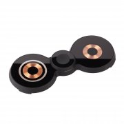 Настольная беспроводная (15W) зарядная станция "Cheb" для смартфона, часов и наушников с MagSafe c прозрачным корпусом черный