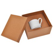 Чайная пара "Серебро" в подарочной упаковке белый