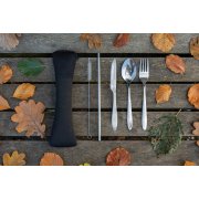 Набор столовых приборов из нержавеющей стали в чехле, 4 предмета