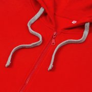 Толстовка на молнии с капюшоном Siverga Heavy, красная (алая) арт. 6927.51