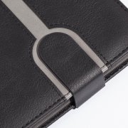 Ежедневник недатированный "Бари", формат А5 черный с серым