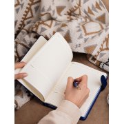 Ежедневник недатированный "Бари", формат А5 черный с серым