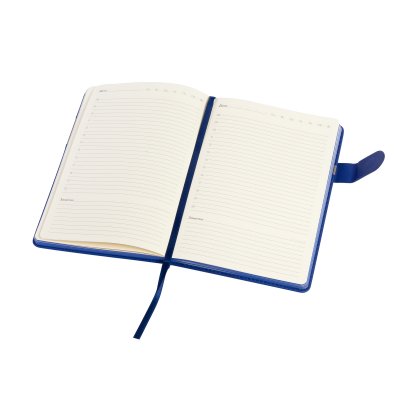 Ежедневник недатированный "Бари", формат А5 синий с черным