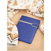 Ежедневник недатированный "Бари", формат А5 синий с черным