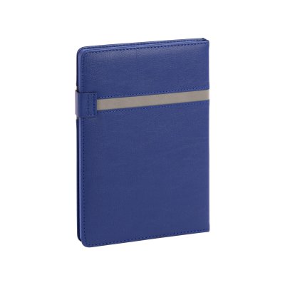 Ежедневник недатированный "Бари", формат А5 синий с черным