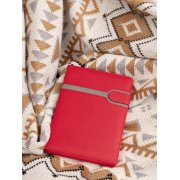 Ежедневник недатированный "Бари", формат А5 красный с серым