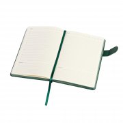 Ежедневник недатированный "Бари", формат А5 зеленый с серым