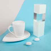 Чайная пара ЛЕПЕСТОК, 180мл белый арт. 13603