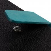 Ежедневник Strap, недатированный, черно-бирюзовый