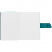 Ежедневник Strap, недатированный, черно-бирюзовый