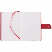 Ежедневник Strap, недатированный, черно-красный