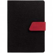Ежедневник Strap, недатированный, черно-красный