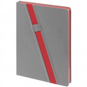 Ежедневник Rubikon, недатированный серо-красный арт. 16208.15 Ежедневник Rubikon, недатированный серо-красный арт. 16208.15