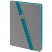Ежедневник Rubikon, недатированный серо-бирюзовый арт. 16208.49 Ежедневник Rubikon, недатированный серо-бирюзовый арт. 16208.49
