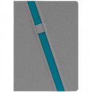 Ежедневник Rubikon, недатированный серо-бирюзовый арт. 16208.49 Ежедневник Rubikon, недатированный серо-бирюзовый арт. 16208.49