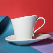 Чайная пара "Восторг" в подарочной упаковке белый