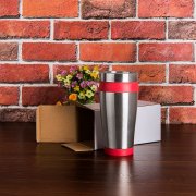 Термокружка  дорожная с крышкой 