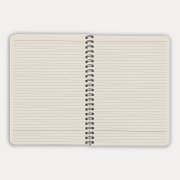 Блокнот на двойной пружине HELIX, 143 х 205 мм, черный, блок в линейку Черный арт. 33901/35