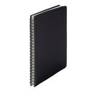 Блокнот на двойной пружине HELIX, 143 х 205 мм, черный, блок в линейку Черный арт. 33901/35