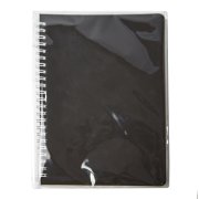 Блокнот на двойной пружине HELIX, 143 х 205 мм, черный с белым, блок в линейку Черный арт. 33901/01