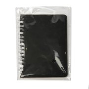 Блокнот на двойной пружине HELIX MINI, 105 х 150  мм, черный с белым, блок в клетку Черный арт. 33902/01