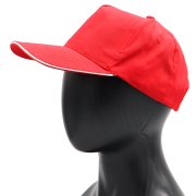 Бейсболка 5-панельная ERIS, Красный