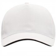 Бейсболка 5-панельная ERIS, Белый