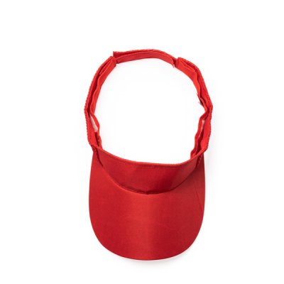 Козырек из мягкой микрофибры WIZER, Красный арт. CP7048S160