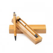 Набор ручек и карандашей из бамбука KIOTO, Дерево арт. HW8036S129
