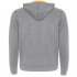 Толстовка FUJI мужская, HEATHER GREY/FLUOR ORANGE 2XL