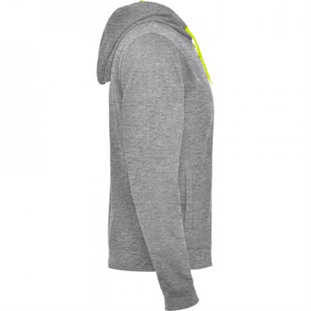 Толстовка FUJI мужская, HEATHER GREY/FLUOR YELLOW L арт. SU11050358221 Толстовка FUJI мужская, HEATHER GREY/FLUOR YELLOW L арт. SU11050358221