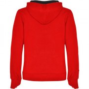 Толстовка URBAN WOMAN женская, КРАСНЫЙ/ЧЕРНЫЙ 2XL